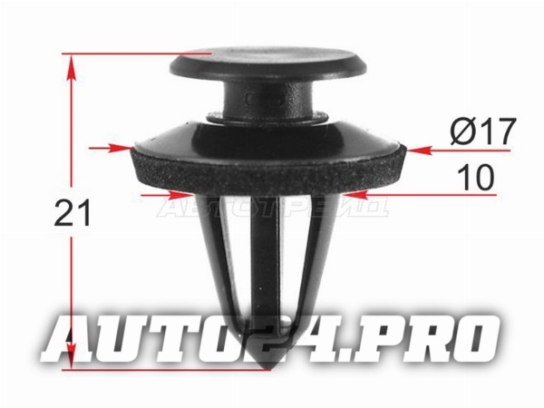 Клипса обшивки двери CITROEN/PEUGEOT/FIAT (1 шт.)