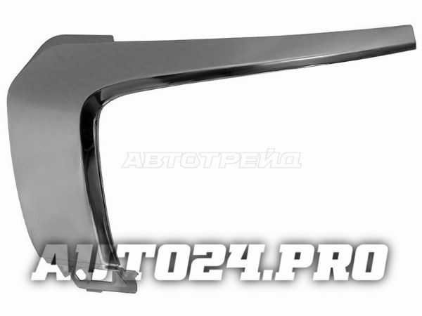 Молдинг бампера MITSUBISHI OUTLANDER 15-22 центр. хром LH