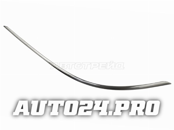 Молдинг бампера MERCEDES W204 11-14 LH хром  (AVANTGARDE / ELEGANCE)