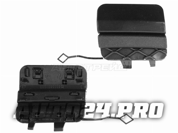 Заглушка в задний бампер MERCEDES C-CLASS W205 14-17 под крюк