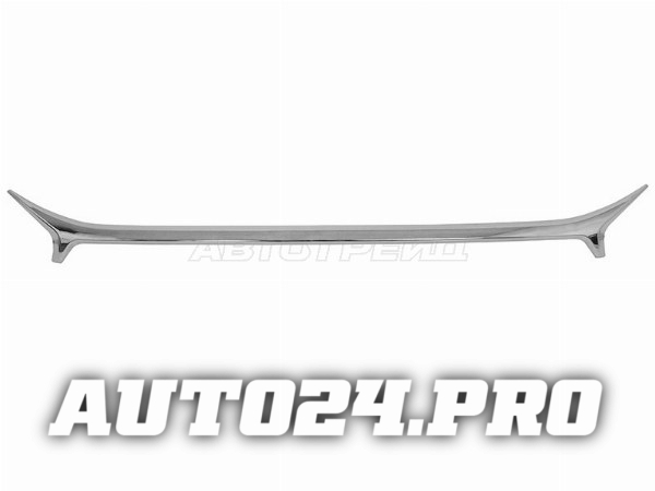 Молдинг решетки в бампер TOYOTA CAMRY 17-18 хром, низ