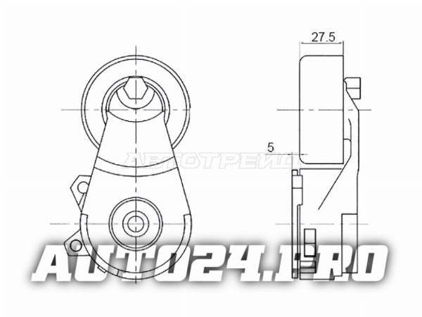 Натяжитель приводного ремня NISSAN JUKE/QASHQAI/SENTRA/SERENA/TIIDA/X-TRAIL 14-