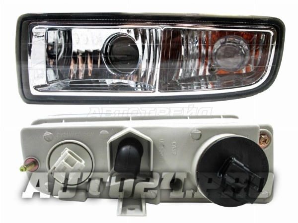 Фара противотуманная LEXUS LX470 98-07 LH хром оттенок