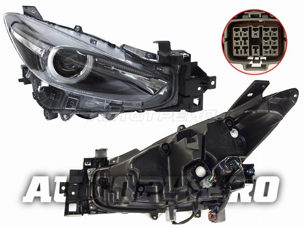 Фара MAZDA 3/AXELA 16-19 RH LED (Евросвет)