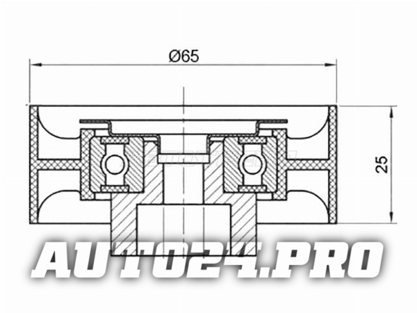 Ролик приводного ремня обводной CITROEN JUMPER/FIAT DUCATO/FORD TRANSIT/PEUGEOT BOXER