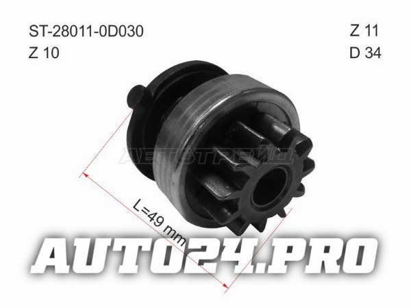 Бендикс Toyota Avensis (T220,T270) 97-15 / Corolla (E150,E110,E120) 95-13 / Auris 06-12 / Corolla Ru