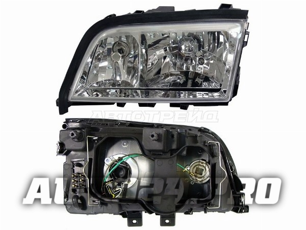 Фара MERCEDES W202 93-97 LH хрусталь