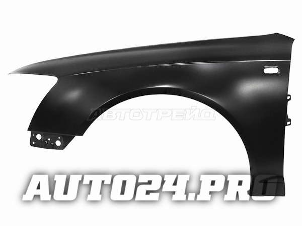 Крыло переднее AUDI A6 05-08 LH с отв. под повторитель, сталь