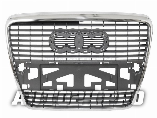 Решетка радиатора AUDI A6 05-08 хром