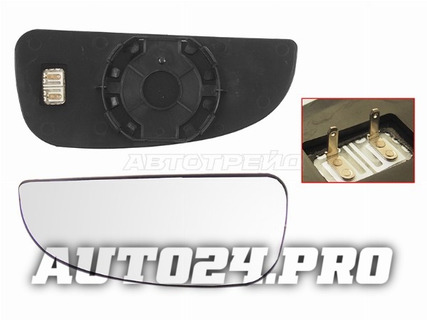 Полотно зеркала CITROEN JUMPER/FIAT DUCATO/PEUGEOT BOXER 06- LH нижняя часть