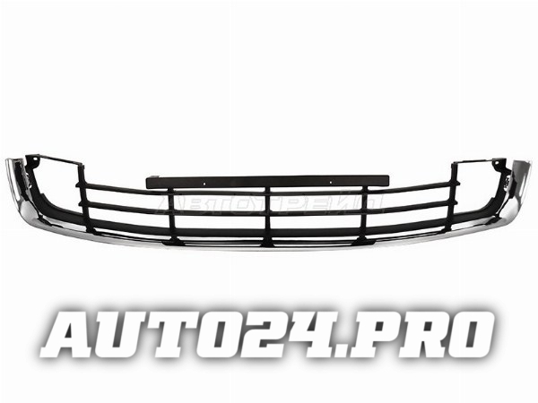 Решетка в бампер SKODA SUPERB 08-13 с хром молдингом