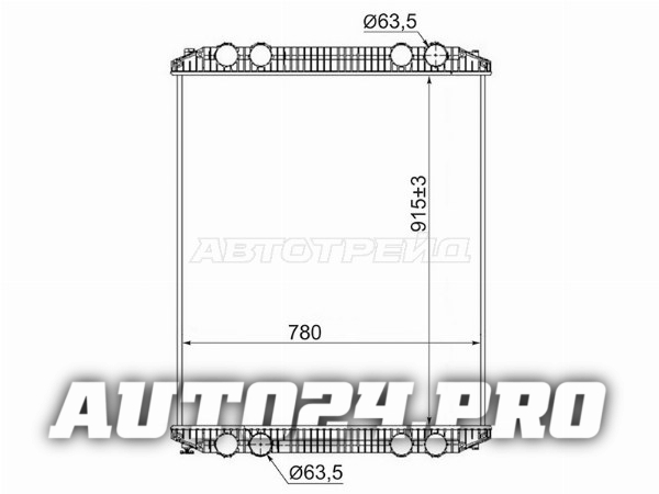 Радиатор Freightliner Century Class 97-