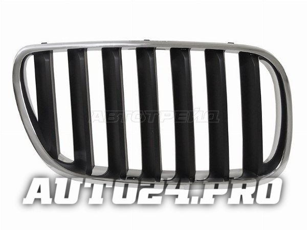 Решетка радиатора BMW X3 07-10 RH черная с хромом