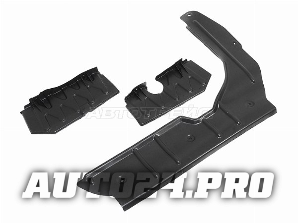 Защита двигателя KIA RIO 05-11/HYUNDAI ACCENT 06-10 из 3х частей