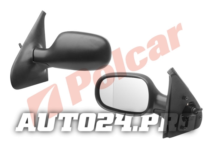 6016511M CLIO 01ЗЕРКАЛО ЛЕВОЕ МЕХАНИКА ЧЕРНОЕ VIEWMAX