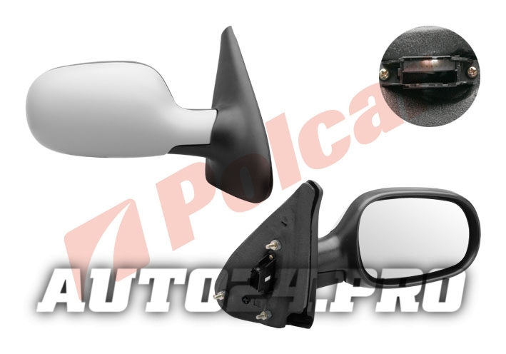 6011524M MEGANE 99 ЗЕРКАЛО ЭЛЕКТРИЧЕСКОЕ С ОБОГРЕВОМ ПРАВОЕ