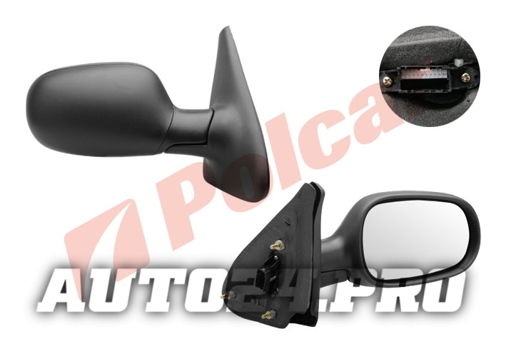 6007524M MEGANE 9599 ЗЕРКАЛО R ЭЛЕКТРИКА+ОБОГРЕВ