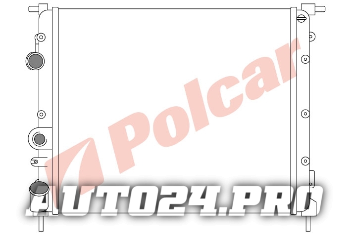 600708A1 MEGANE 9503 1416 РАД. 430Х377 М С (63937) RT2197