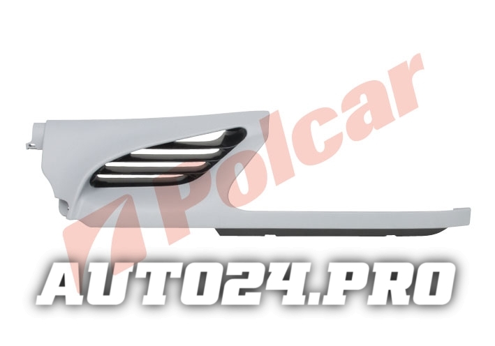 6007061X MEGANE 9599 ПЛАНКА ПОД ФАРУ+ РЕШЕТКА ЛЕВАЯ