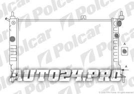 550708A5 РАДИАТОР ОСНОВНОЙ 585 x 349 x 32 mm  1,4/1,6/1,8/20 M +С OL2091