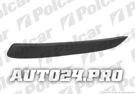55090715 ASTRA H 04 НАКЛАДКА НА БАМПЕР ЛЕВАЯ ЧЕРНАЯ (HB/KOMBI)
