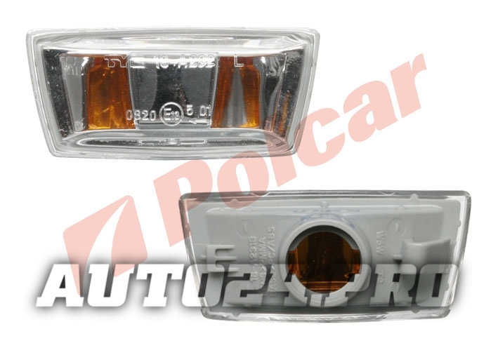 5509195E ASTRA H/ZAFIRA 04 ПОВТОРИТЕЛЬ ПОВОРОТА ЛЕВЫЙ ПРОЗРАЧНЫЙСЕРЫЙ