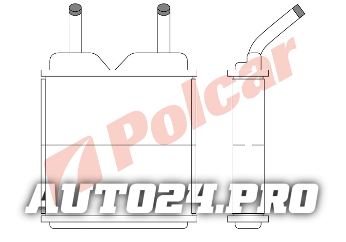 5513N81 ASCONA C 81 Радиаторы обогрева