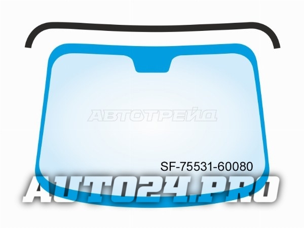 Молдинг лобового стекла (Сверху) Toyota Land Cruiser (J200) 07-21 / Lexus LX450d 15- / LX570 07-