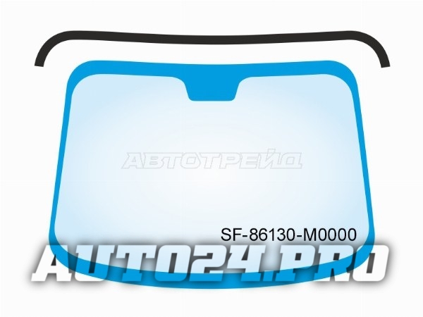 Молдинг лобового стекла (Сверху) Hyundai Creta 15-21