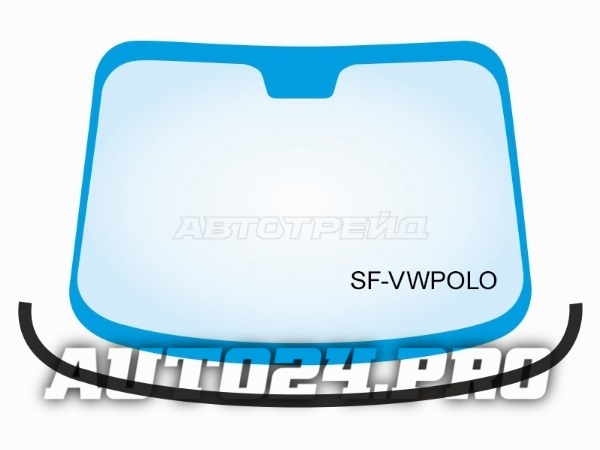 Молдинг лобового стекла (Снизу) Volkswagen Polo 09-20