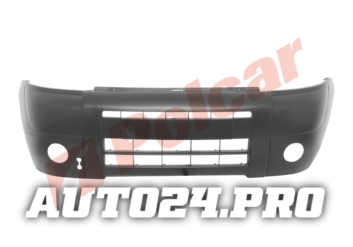 2351071J BERLINGO/PEU PARTNER 02-08 БАМПЕР ПЕРЕДНИЙ ЧЕРНЫЙ С ОТВ.