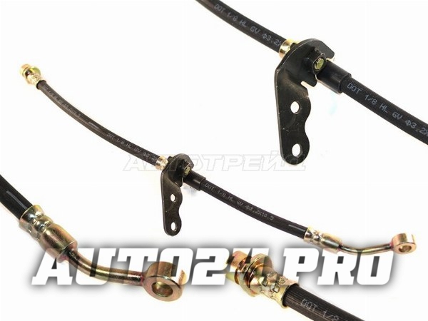 Шланг тормозной перед (Таиланд) HONDA CIVIC/FERIO MT/DOMANI/PARTNER/ISUZU JEMENI 94- RH L=455
