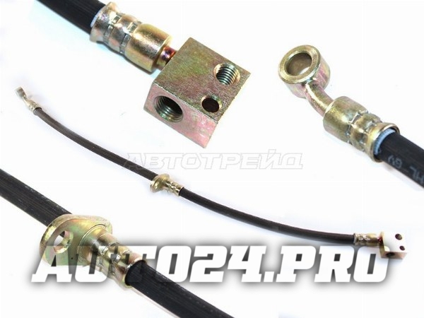 Шланг тормозной перед (Таиланд) HONDA CITY/FIT/JAZZ 01-/AIRWAVE/PARTNER 05- LH