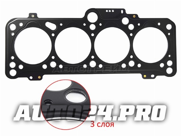 Прокладка ГБЦ 1,9D AUDI 80 89-94//SKODA Felicia 97-02/VW Caddy/Golf/Passat/Polo /Transporter 90-03