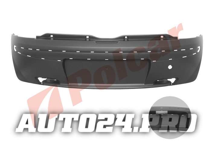 302296-2 PUNTO II  99- БАМПЕР ЗАДНИЙ С ОТВ ПОД НАКЛАДКИ 3-ДВ