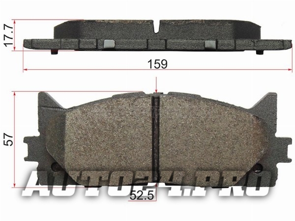 Колодки тормозные перед CAMRY ##V40 06-11/V50 11-/ES250/350/300H 12-