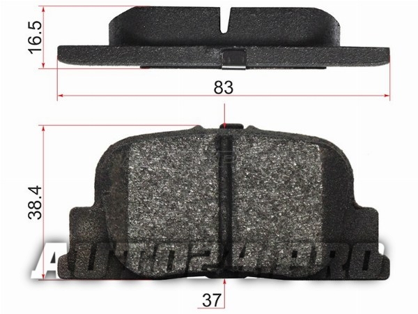 Колодки тормозные зад TOYOTA VISTA ARDEO/CAMRY/WINDOM 98-