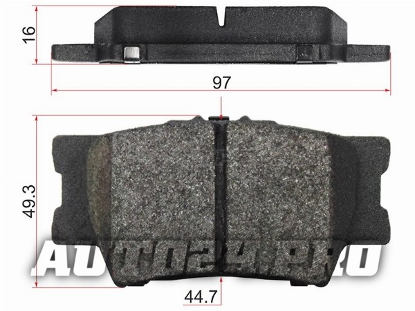 Колодки тормозные зад TOYOTA CAMRY 06-/RAV4 05-