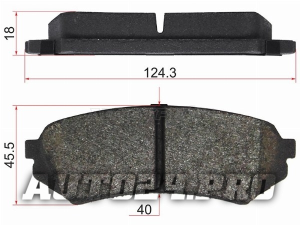 Колодки тормозные зад TOYOTA LAND CRUISER 100/LEXUS LX470 98-07