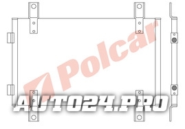 5702K8C2 BOXER/JUMPER/DUCATO 2002- РАДИАТОР КОНДИЦИОНЕРА 530 x 340