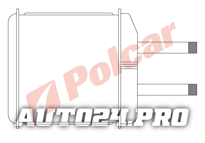 2902N8-1 MATIZ РАДИАТОР ПЕЧКИ
