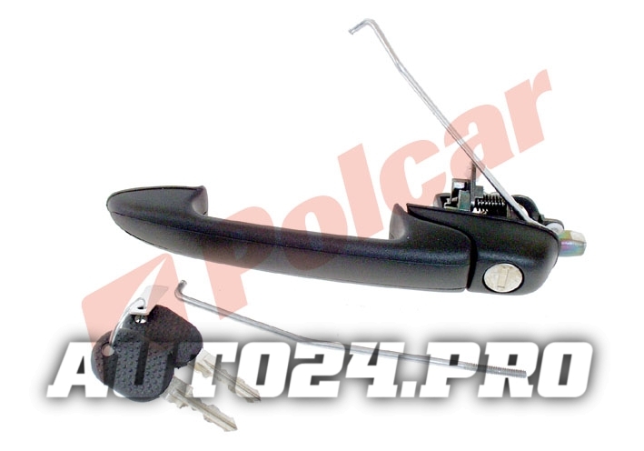 3018Z-45 РУЧКА ДВЕРИ ПЕРЕДНЯЯ ЛЕВАЯ (НАРУЖНАЯ )