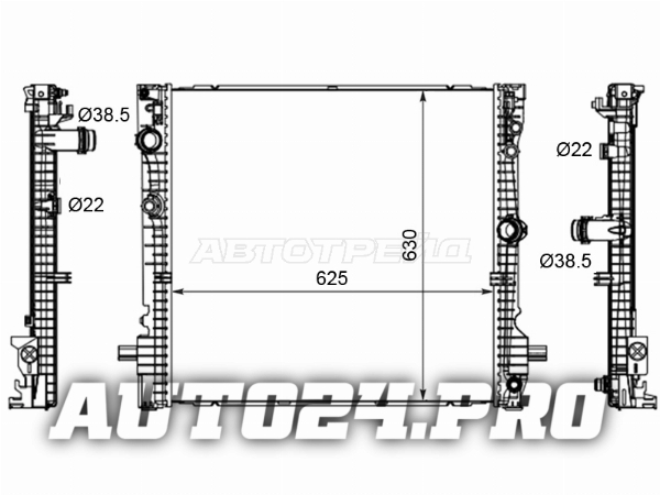 Радиатор BMW X5 18-23 / X6 19-23 / X7 18-22