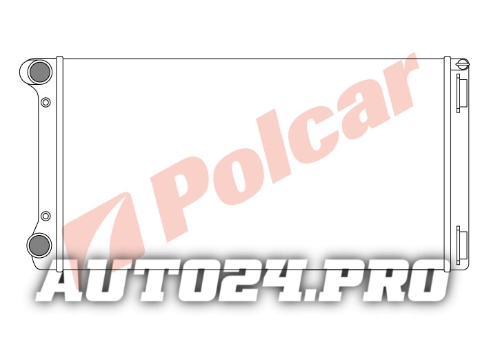302208-2 PUNTO II  99- РАДИАТОР 580Х322  1,9D M -C
