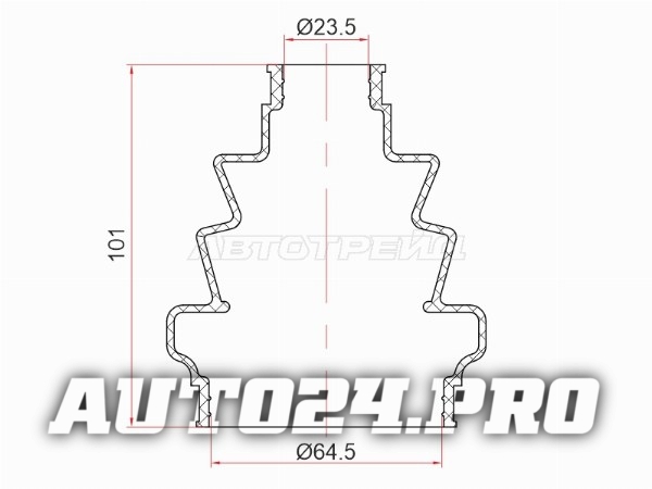 Пыльник шрус наружный OPEL ASTRA H 04-/SIGNUM  03-08/VECTRA C 02-08/ZAFIRA B 05-
