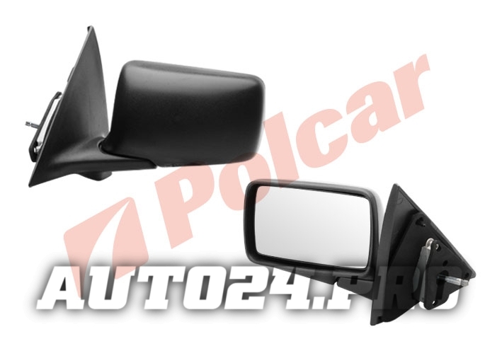 3206511M ESCORT/ORION 0790-1294 ЗЕРКАЛО L МЕХ., ЧЁРНОЕ, ПЛОСКОЕ, ХРОМ