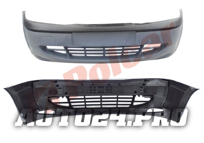 321107 FIESTA/COURIER 99-01 БАМПЕР ПЕРЕДНИЙ (НИЗ ГРУНТОВАННЫЙ)