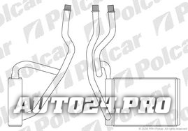 3212N8-1 FIESTA 02-05/FUSION 02-05 РАДИАТОР ОТОПИТЕЛЯ 195X153X42
