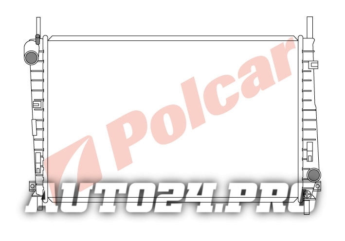 321808-1 MONDEO 00- 1,8 РАД620X385 M+C (62041A)  FD2335