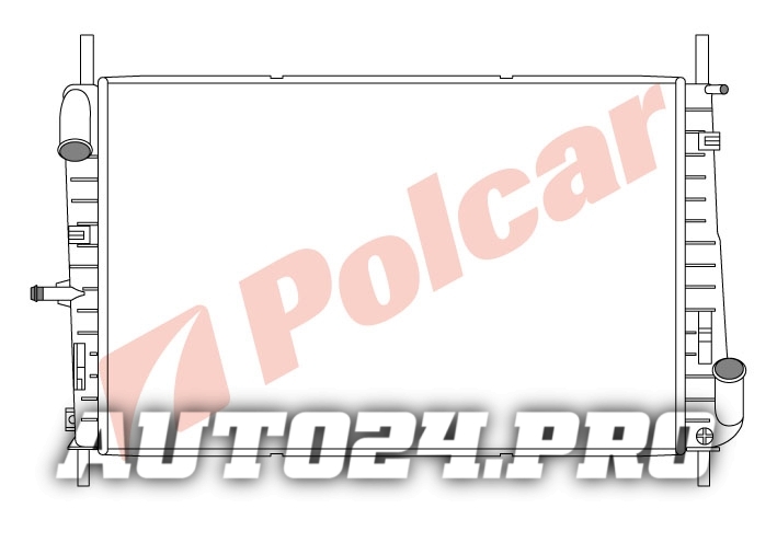 321808-3 MONDEO 00-  РАДИАТОР 2.0 TDDI  621 x 389 x 26